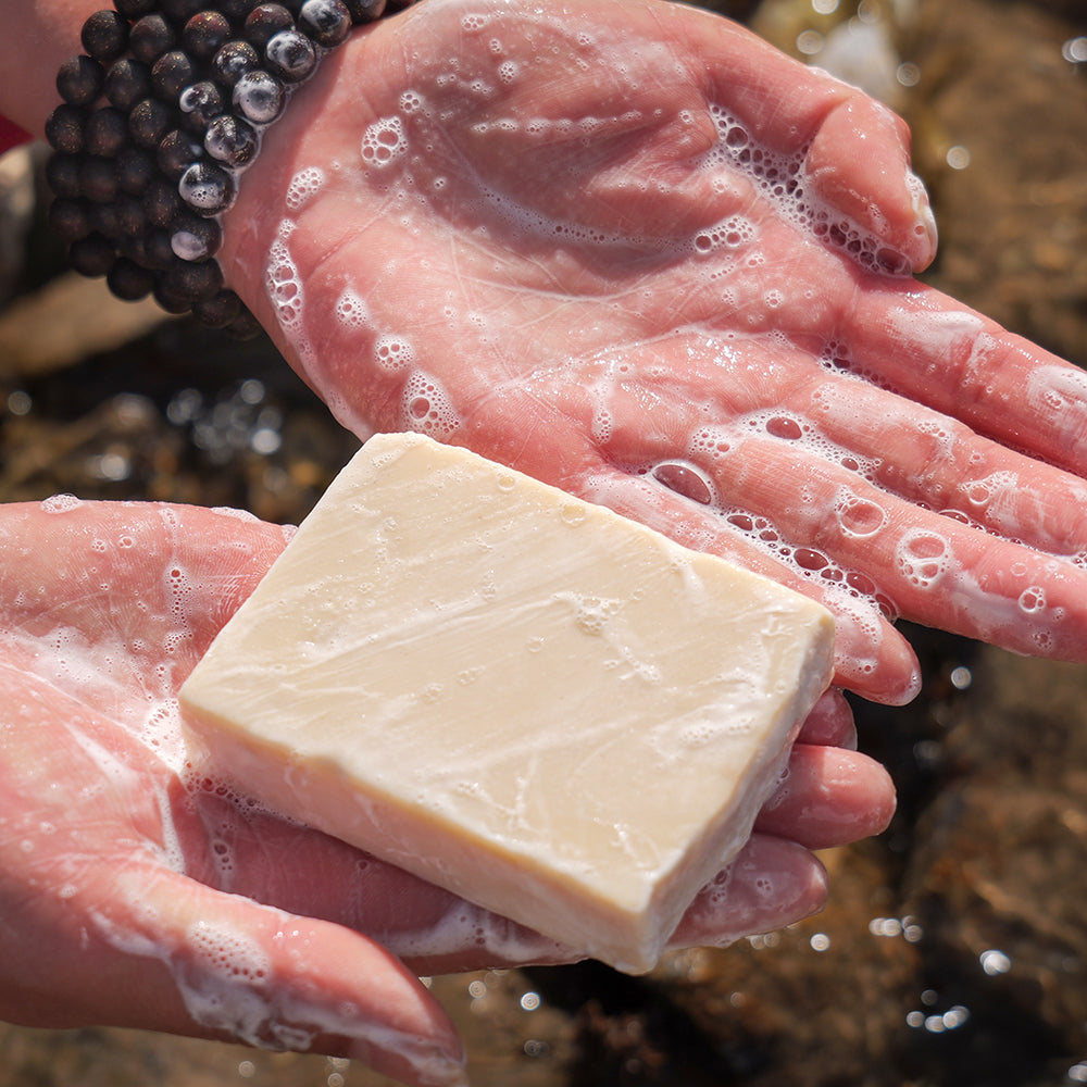 Deep Cleansing Natural Face Soap Handmade with Yak Milk & Charcoal