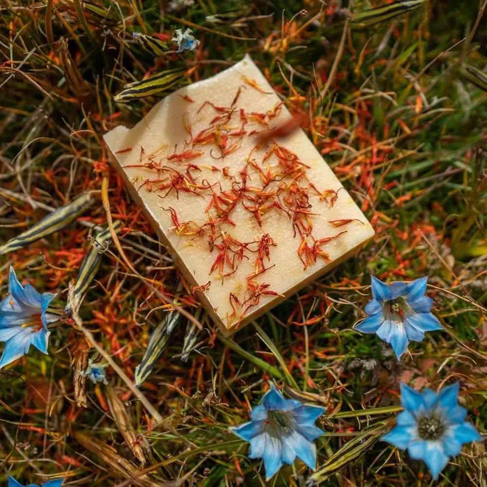 Revitalizing Face Soap Saffron Yak Milk Natural Handmade