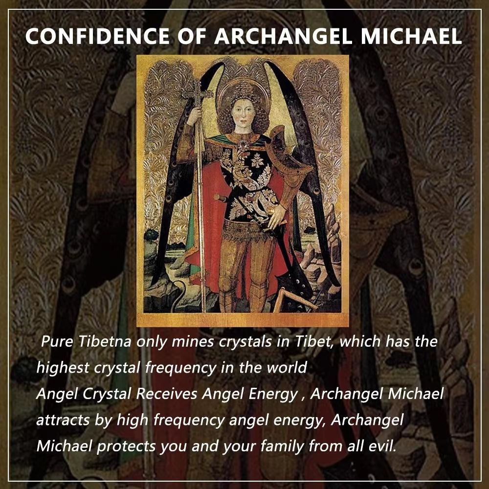 Confidence of Archangel Michael Angel Quartz Crystal Himalayas Energy Protection Healing