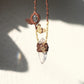 Karmic Soul Wave Clear Quartz Wax Rope Pendant