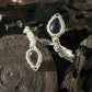 Serpent's Guard Amethyst Sterling Silver Bracelet