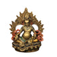 Yellow Jambhala FORTUNE Tibetan Statue for Eliminating Poverty puretibetan