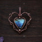 Lucky Lullaby of Peace Labradorite Copper Pendant