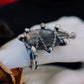 Phantom's Grasp Herkimer Diamond Sterling Silver Rings