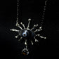 Evil Eye Protector Tibetan Agate Sterling Silver Pendant