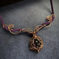 Regal Whisper Amethyst Copper Pendant