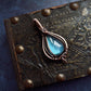 Key of Celestial Insight Labradorite Copper Pendant