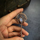 Key of Celestial Insight Labradorite Copper Pendant