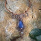 Guardian's Radiance Labradorite Wire Wrapped Pendant