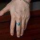 Wealth's Guardian Tibetan Turquoise Silver Rings