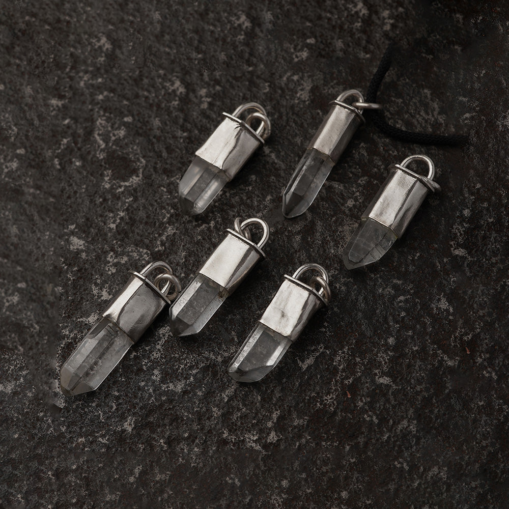 Tranquil Embrace Clear Quartz Pendant