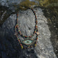 Eye of Prosperity Tibetan Peridot Pendant Necklace