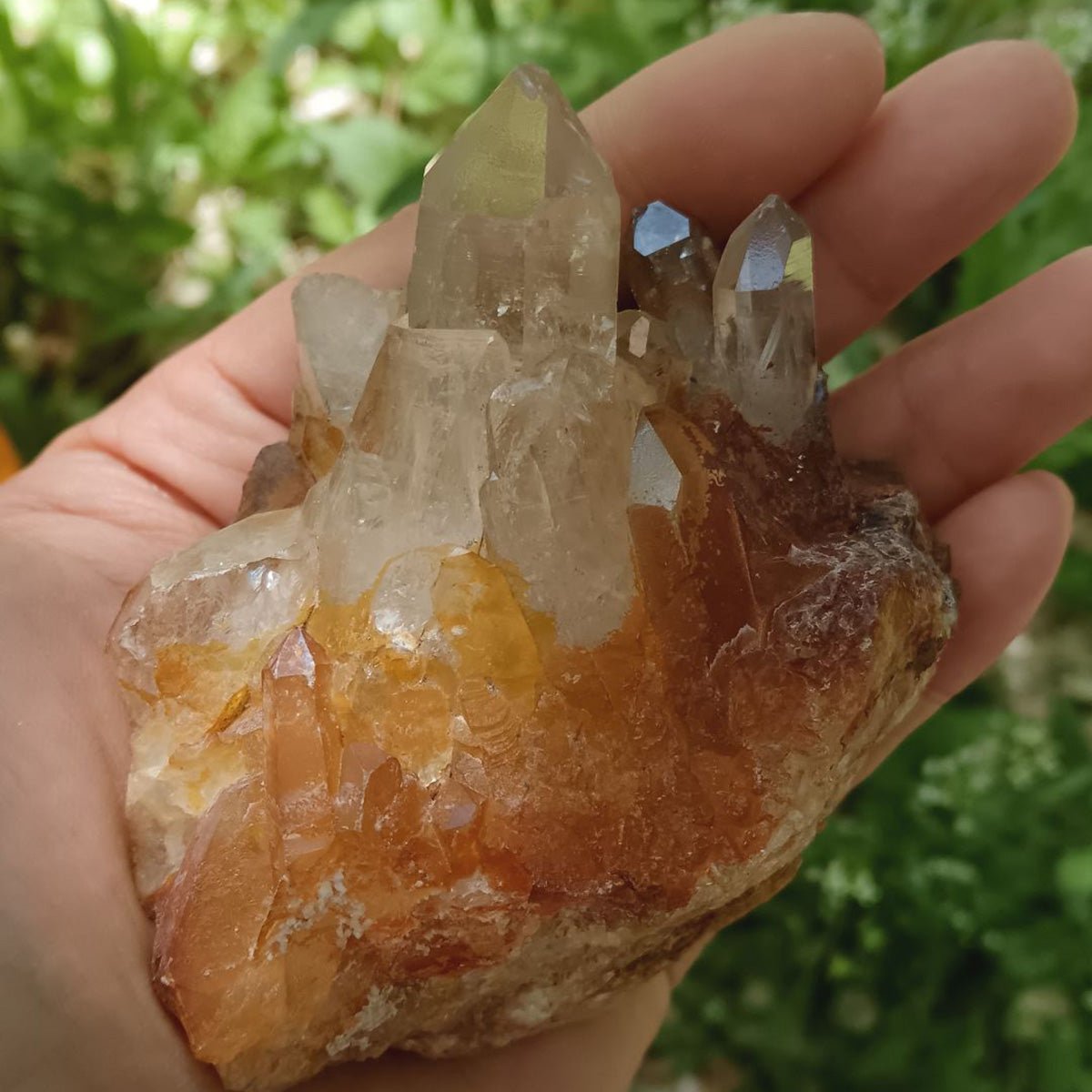 "Abundance | Tibetan Quartz Crystal | Kailash Energy Blessing | Cluster Raw Stone | High Frequency Energy" - Oriental Treasure