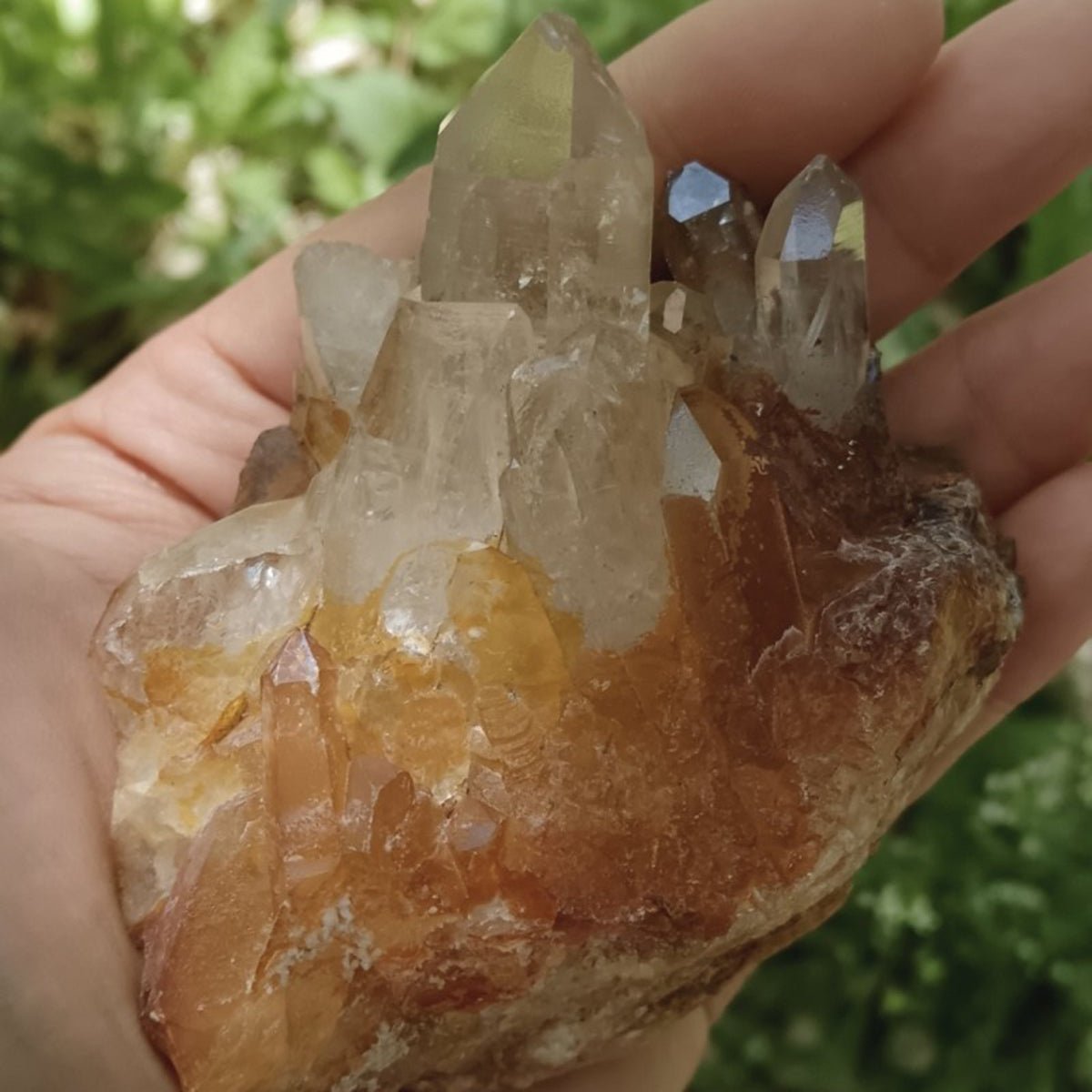 "Abundance | Tibetan Quartz Crystal | Kailash Energy Blessing | Cluster Raw Stone | High Frequency Energy" - Oriental Treasure