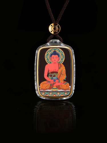 Infinite Light Amitabha Thangka Buddha Pendant