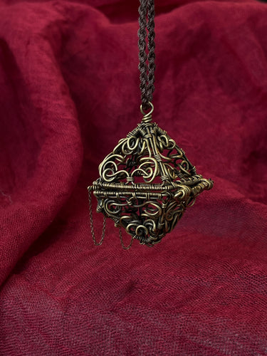 Brass Spiritual Pendulum Necklace - Handmade with Meaning & Energy