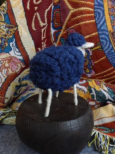 Charming Yak Wool Felted Sheep Figurine - Kailash Energy