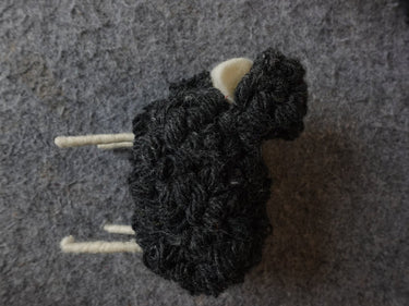 Charming Yak Wool Felted Sheep Figurine - Kailash Energy
