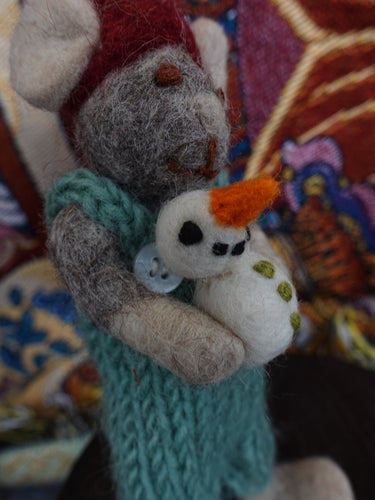 Cozy Handcrafted Yak Wool Mouse Figurines - Kailash Energy