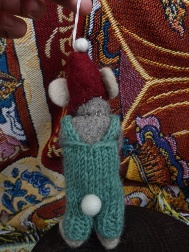 Cozy Handcrafted Yak Wool Mouse Figurines - Kailash Energy