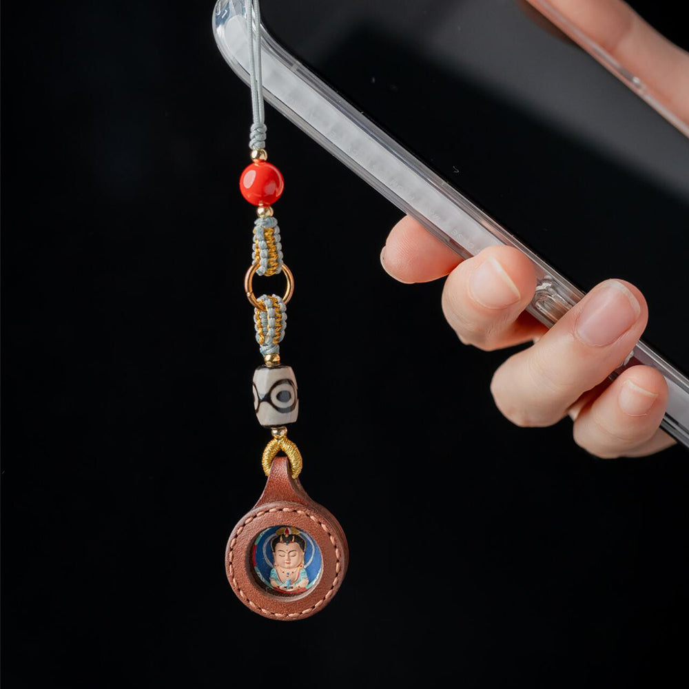 Zalakim Wealth Talisman Pendant with Turquoise Lapis Lazuli