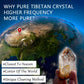 Tibetan White Quartz Crystal Twin Energy Protection Healing