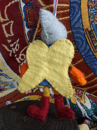 Handcrafted Yak Wool Angel Doll - Whimsical Charm and Handcrafted Perfection - Kailash Energy