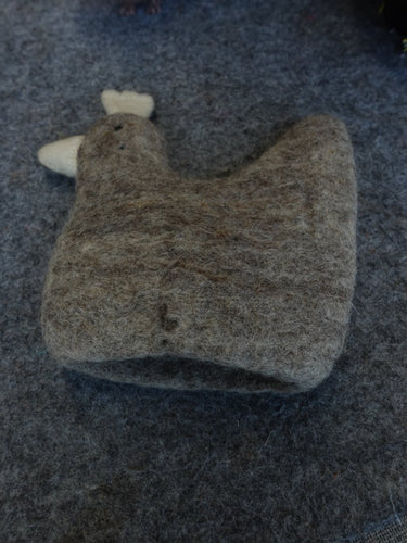 Handcrafted Yak Wool Bird - Cozy & Wholesome Felted Decoration - Kailash Energy