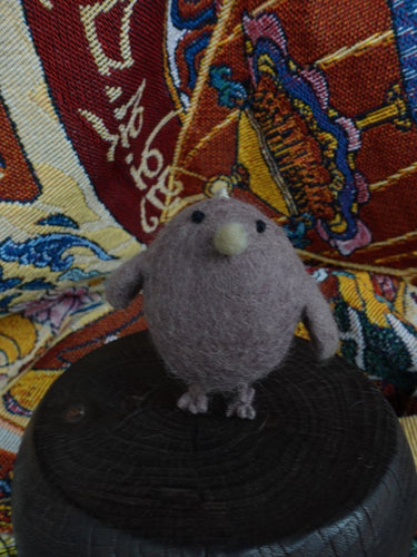 Handcrafted Yak Wool Bird - Cozy & Wholesome Felted Decoration - Kailash Energy