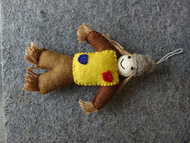 Handcrafted Yak Wool Felted Doll – A Whimsical Display of Craftsmanship and Charm - Kailash Energy