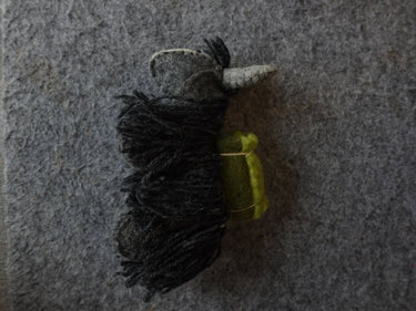 Handcrafted Yak Wool Felted Yeti Figurine - Kailash Energy