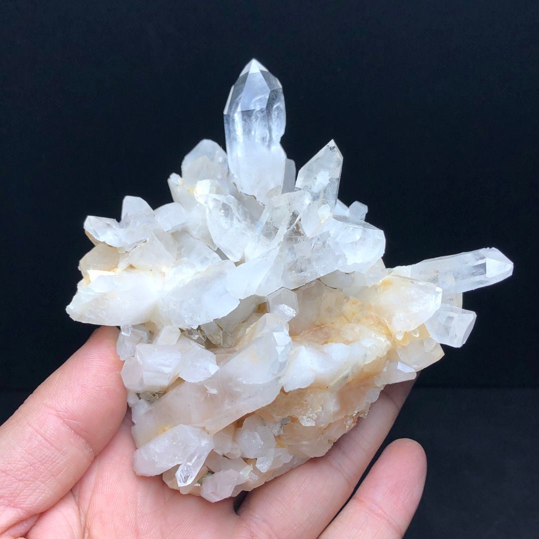 "Healing | Tibetan Quartz Crystal | Kailash Energy Blessing | Cluster Raw Stone | Ornament High Frequency Energy" - Oriental Treasure