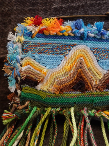 Kailash Handwoven Landscape Brooch and Bag Charm - Kailash Energy