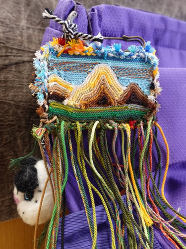 Kailash Handwoven Landscape Brooch and Bag Charm - Kailash Energy