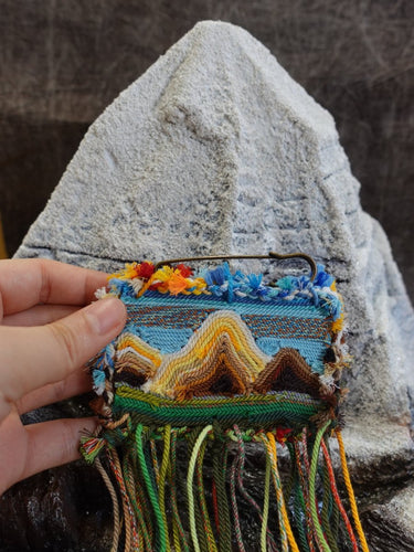 Kailash Handwoven Landscape Brooch and Bag Charm - Kailash Energy