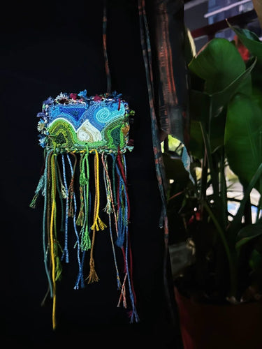 Kailash Handwoven Landscape Brooch and Bag Charm - Kailash Energy