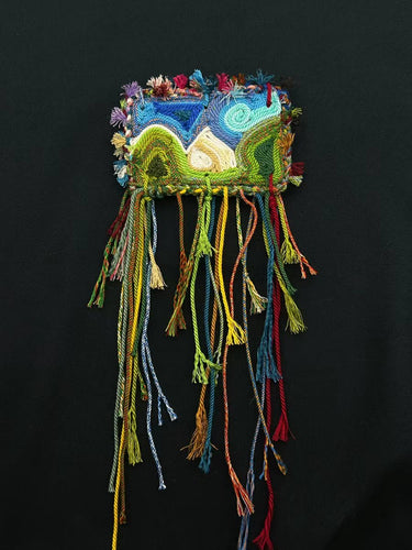 Kailash Handwoven Landscape Brooch and Bag Charm - Kailash Energy