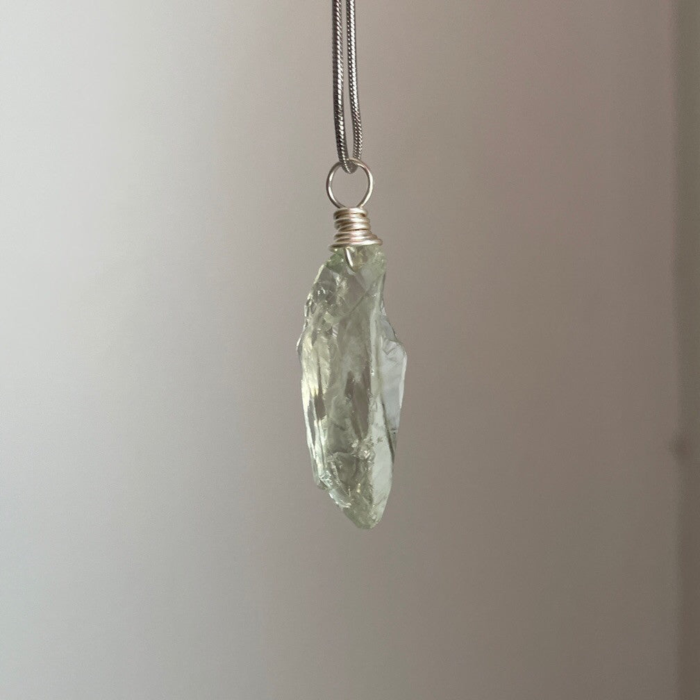 Wealth Energy Green Phantom Quartz Pendants