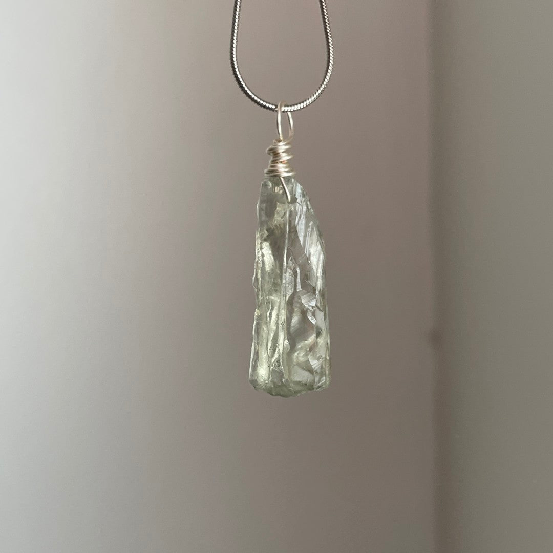 Wealth Energy Green Phantom Quartz Pendants