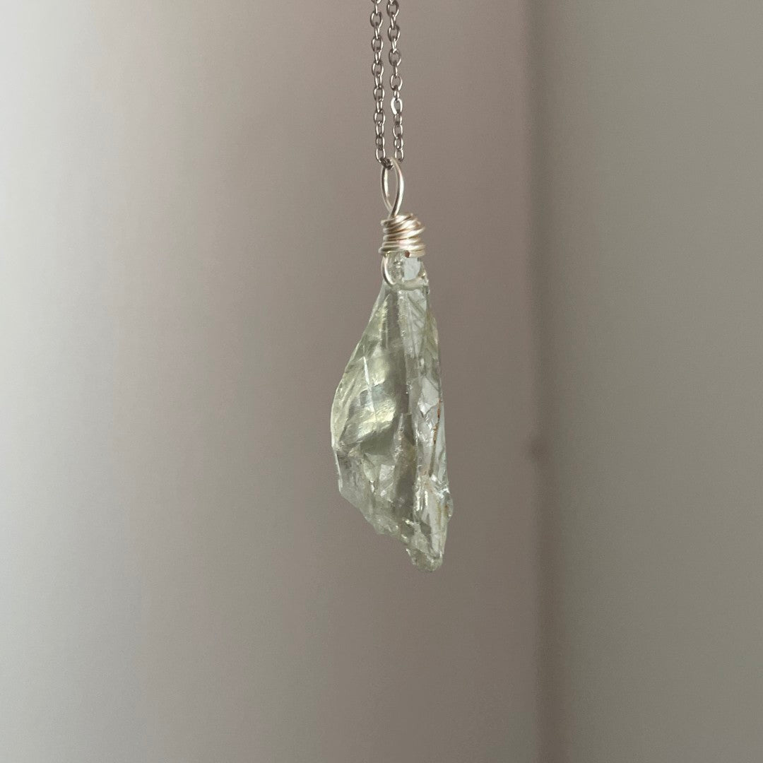 Wealth Energy Green Phantom Quartz Pendants