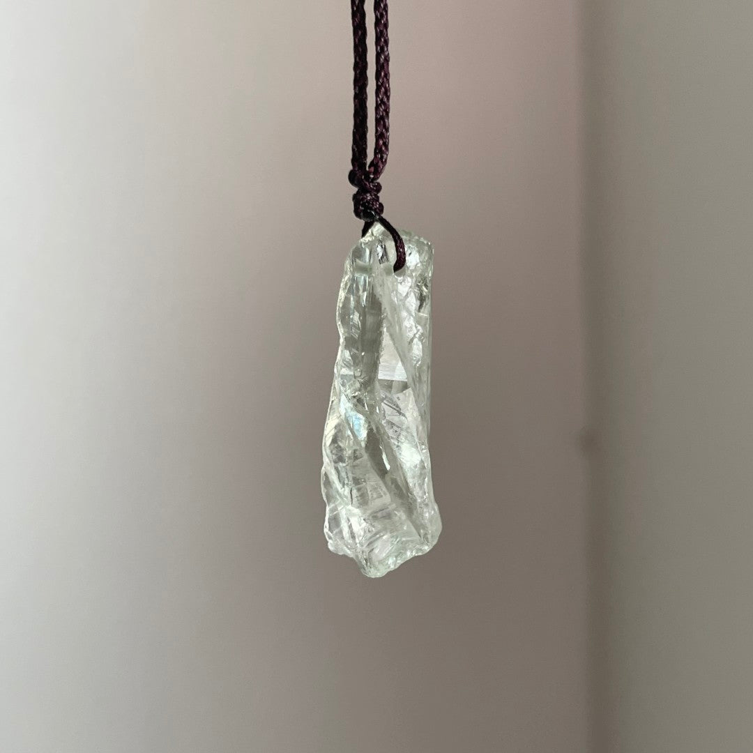 Wealth Energy Green Phantom Quartz Pendants