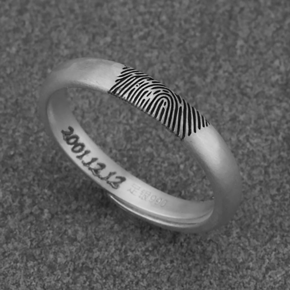 Guardian Imprint Sterling Silver Ring