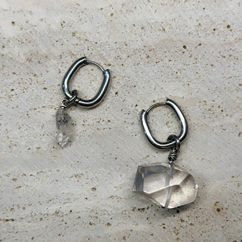 Serenity Harmony Titanium Earrings