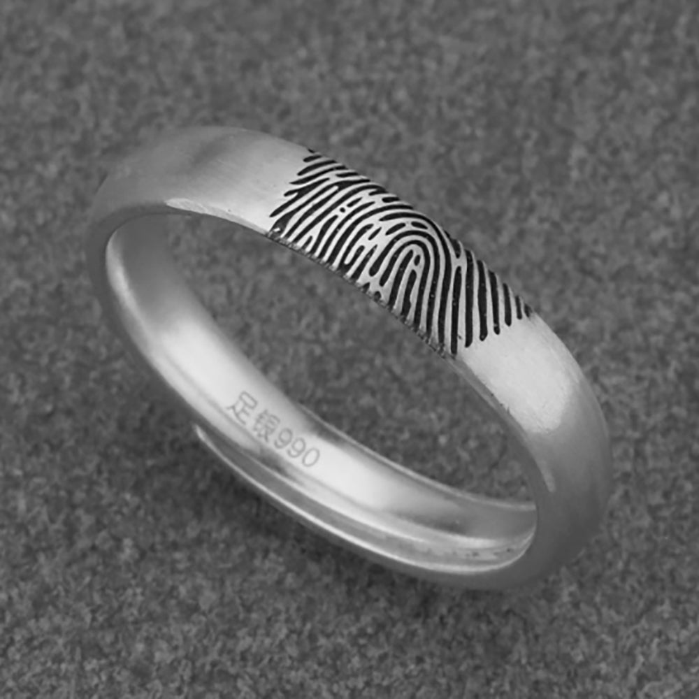 Guardian Imprint Sterling Silver Ring