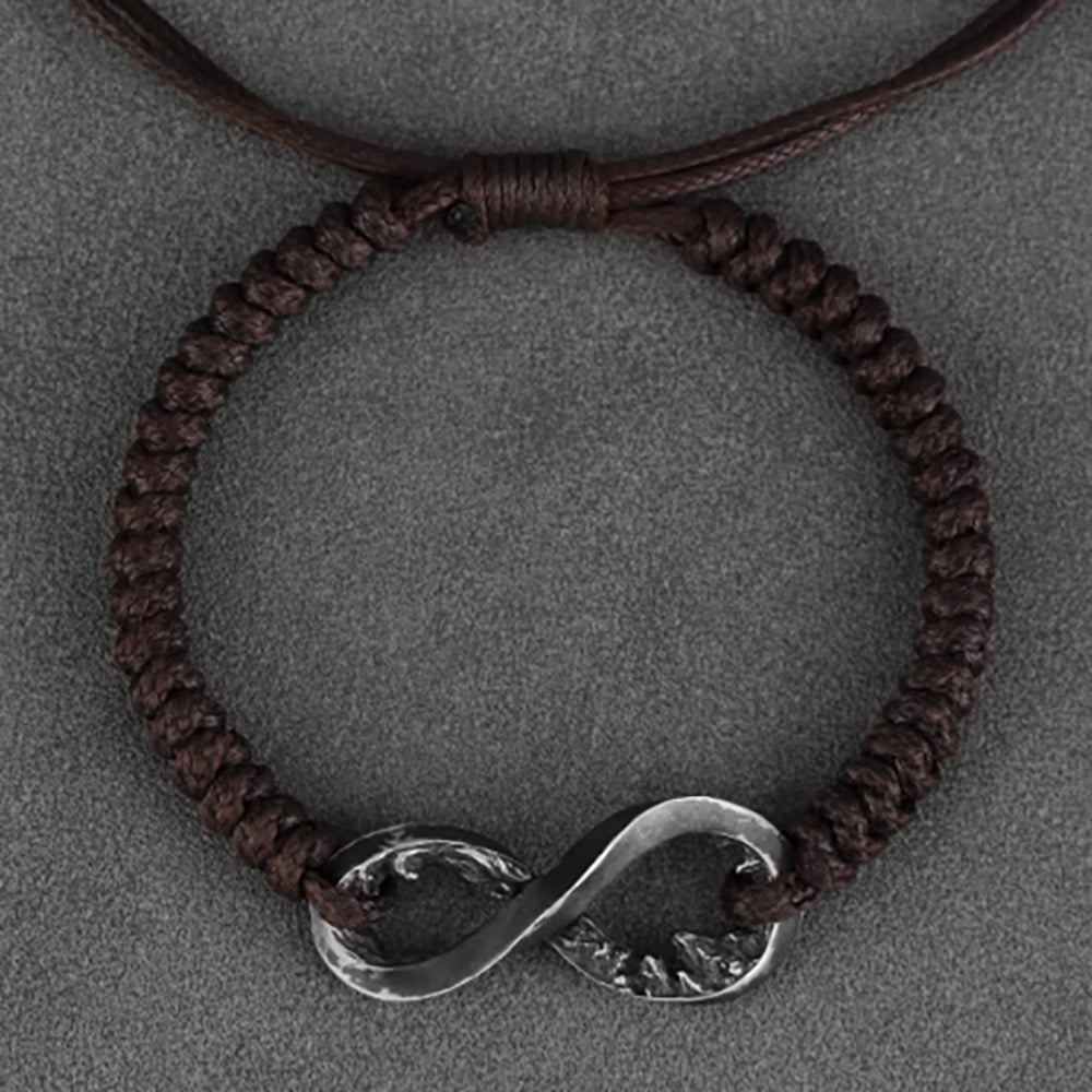 Infinity Guard Handcrafted Silver Bracelet