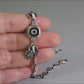 Guardian Eye Protection Agate & 925 Silver Bracelet