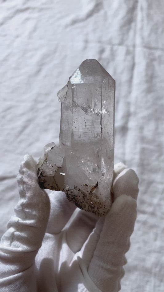 Tibetan White Quartz Crystal Energy Protection Healing