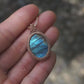 Purity's Pathway Labradorite Wax Rope Pendant