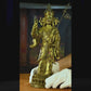 17th Century Padmasambhava Tibetan Antique Buddha Statue Gilt Old Bronze From Ganden Monastery