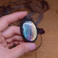 Purity's Pathway Labradorite Wax Rope Pendant